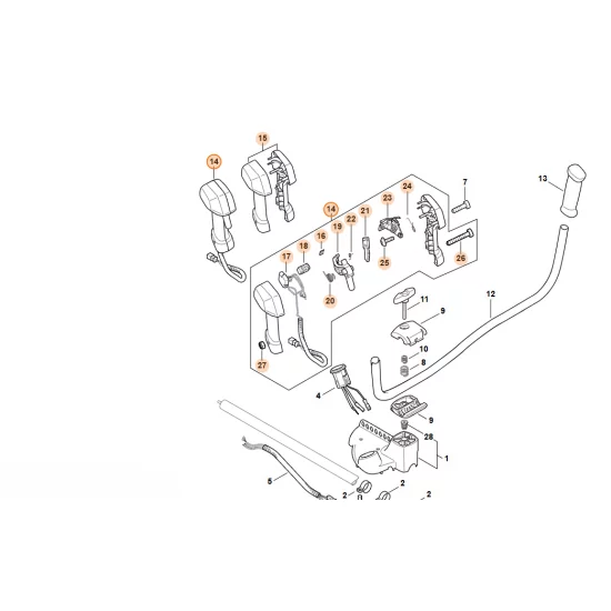 STIHL   Rękojeść manipulacyjna 4867 790 1300